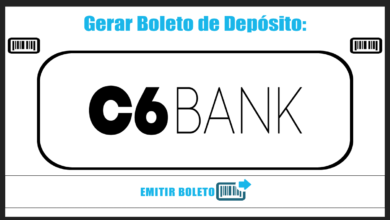 Gerar Boleto de Depósito C6Bank